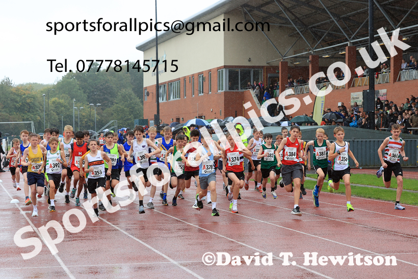 Boys Under-13s 2025 Northern Athletics Autumn Road Relays, Leigh, Lancashire. Photo: David T. Hewitson/Sports for All Pics